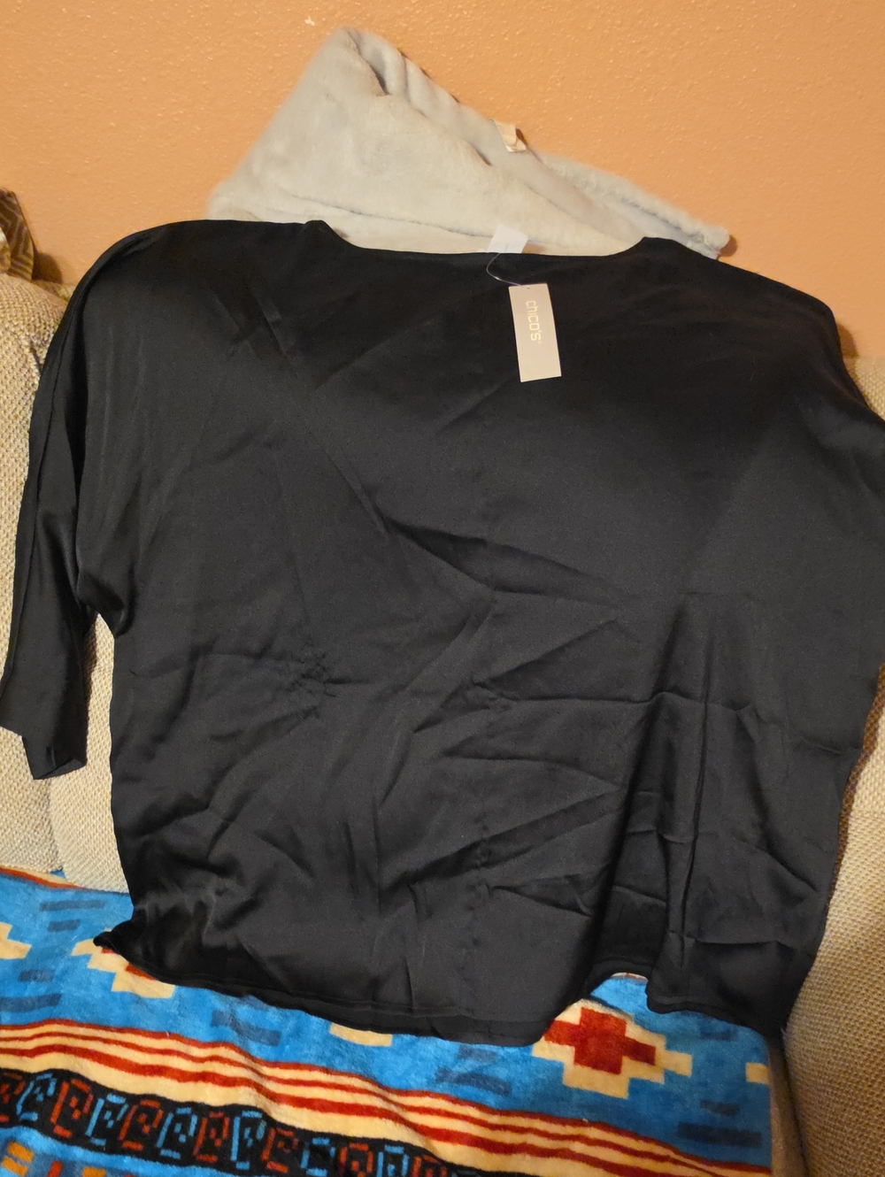 solo Black Short Sleeve Oversized Tee